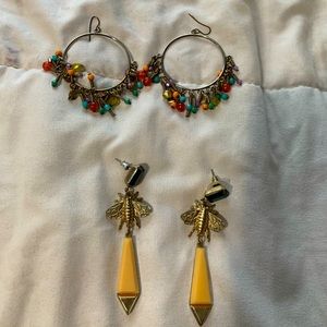 Statement Earrings Lot 2 x $10